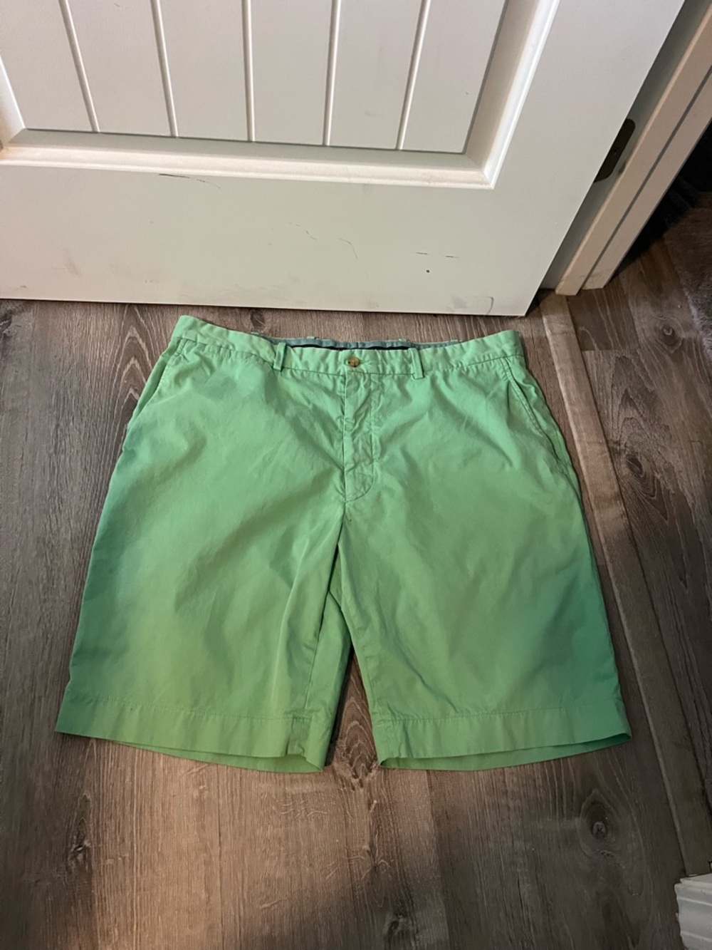 Bobby Jones Men's Mint Green Flat Front Chino Shorts